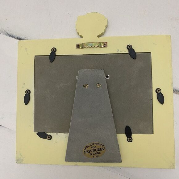 Vtg Exposures Hand Painted "January" Months of the Year 4X6 Picture Frame Winter - Picture 8 of 14